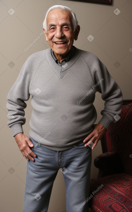 Jordanian elderly male with  gray hair