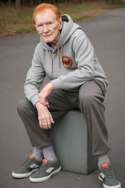 Lithuanian elderly male with  ginger hair