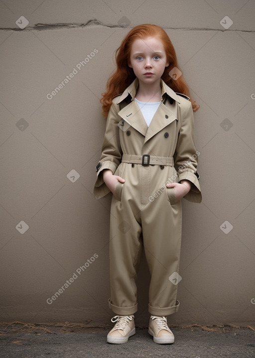 South african child female with  ginger hair