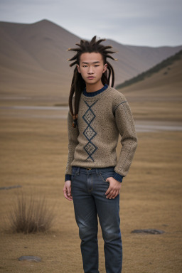 Mongolian teenager boy 