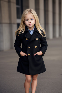 Child female with  blonde hair