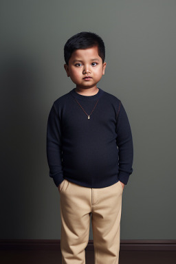 Nepalese child boy with  ginger hair