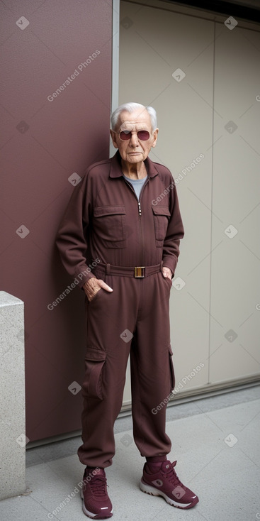 Slovenian elderly male with  brown hair