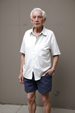 French elderly male with  white hair