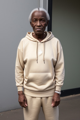 Senegalese elderly male with  black hair