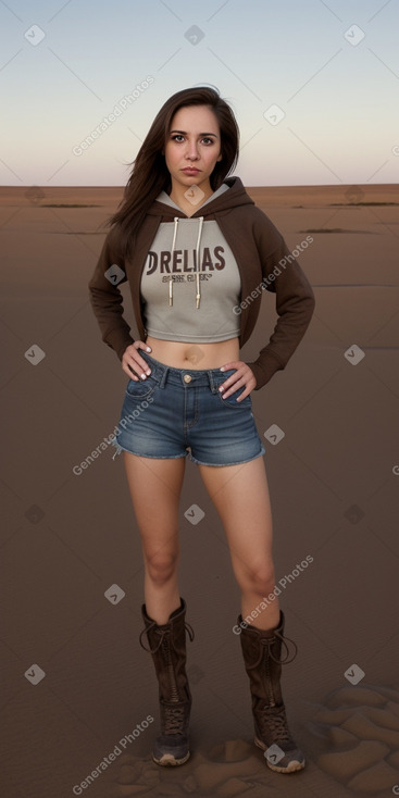 Paraguayan adult female with  brown hair