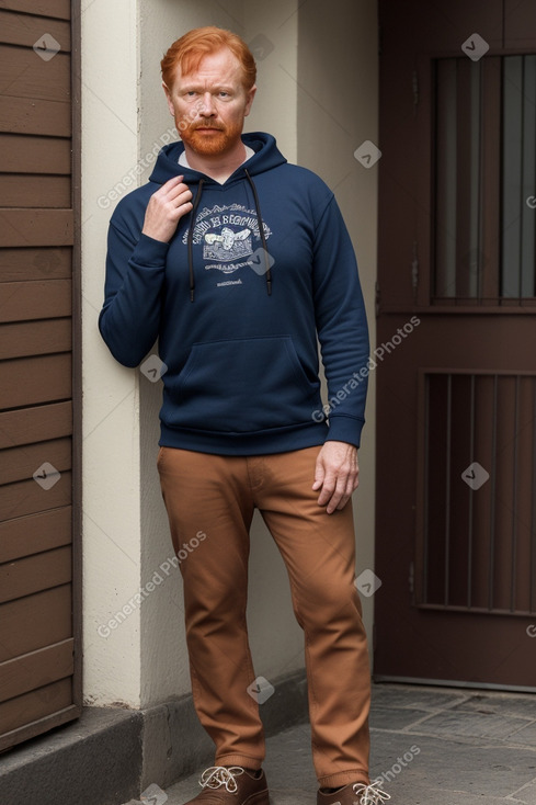 Nicaraguan middle-aged male with  ginger hair