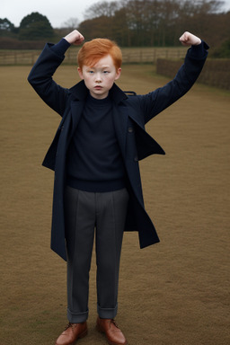 Korean child male with  ginger hair