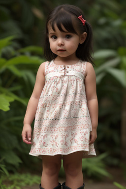 Costa rican infant girl 