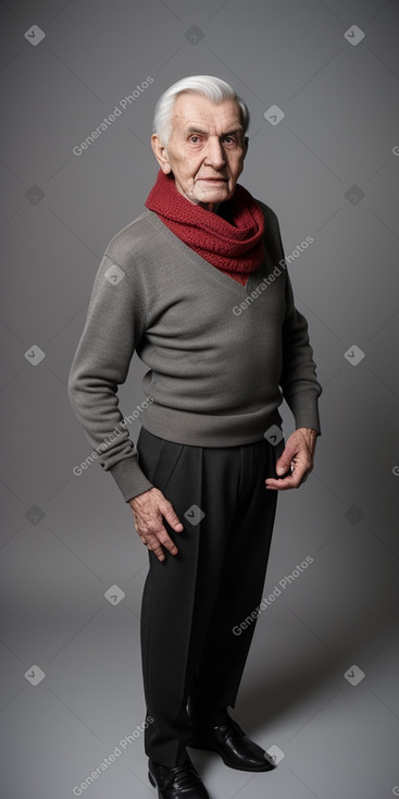 Romanian elderly male with  black hair