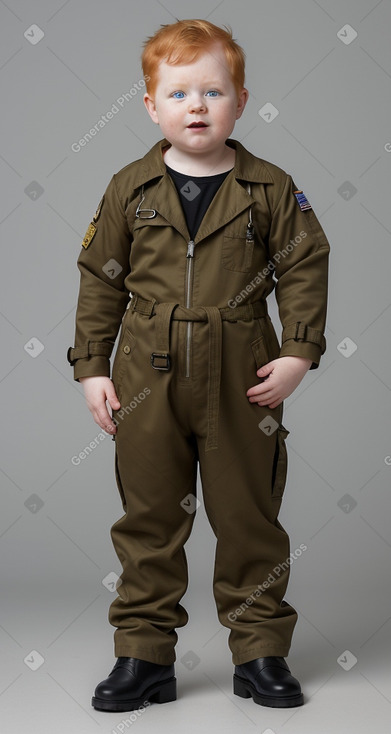 Icelandic infant boy with  ginger hair