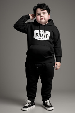 Belgian child boy with  black hair