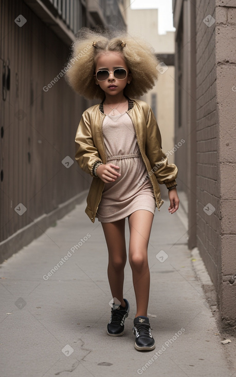 Yemeni child girl with  blonde hair