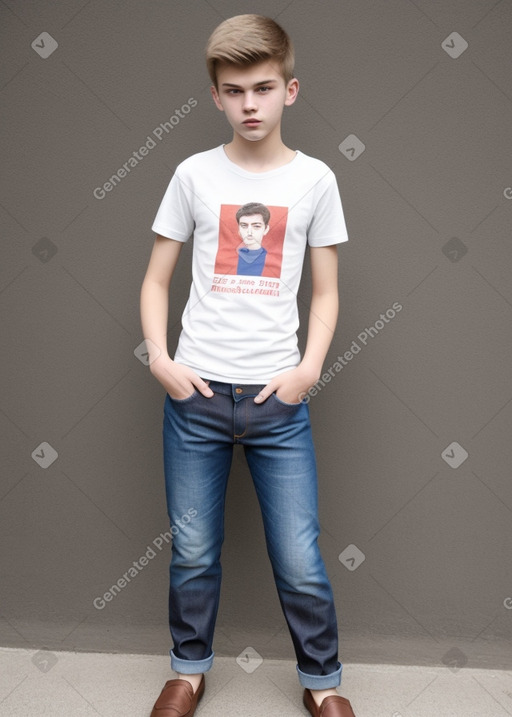 Czech teenager boy 