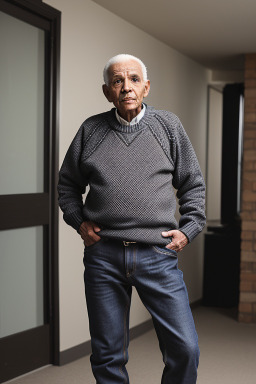 Dominican elderly male with  black hair