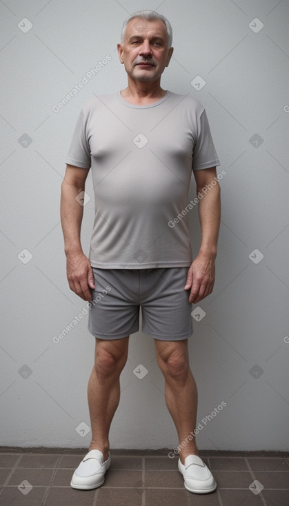 Belarusian 45 years male with  gray hair