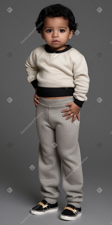 Dominican infant boy with  black hair