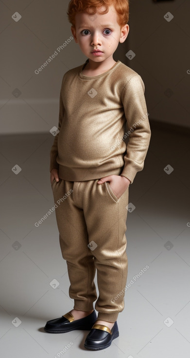 Somali infant boy with  ginger hair