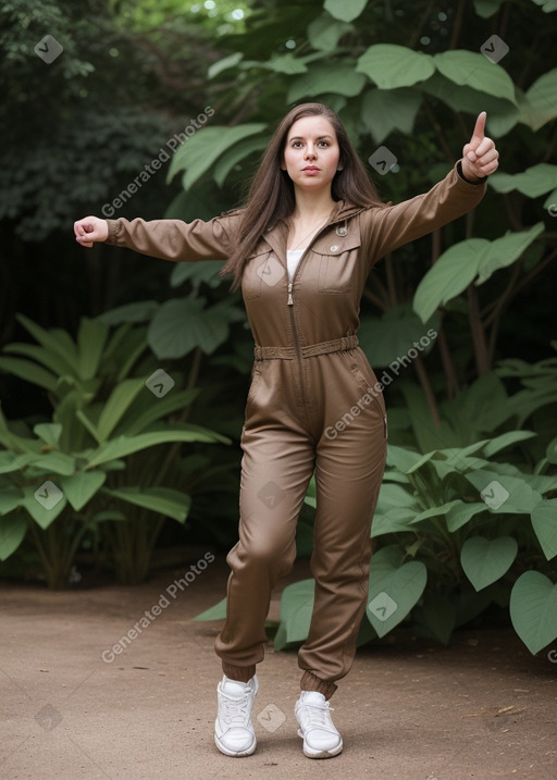 Paraguayan adult female with  brown hair