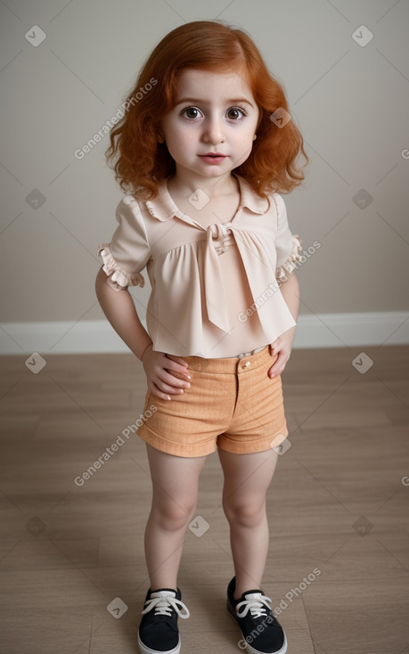 Armenian infant girl with  ginger hair