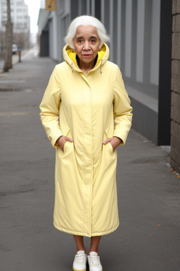 Dominican elderly female with  white hair