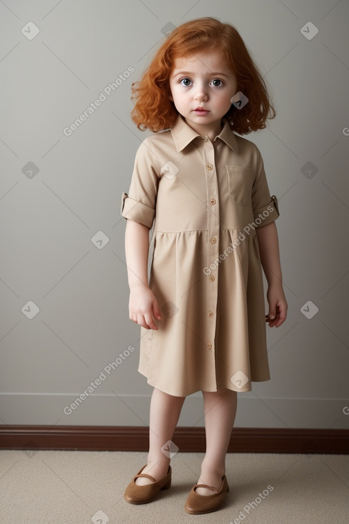 Iraqi infant girl with  ginger hair