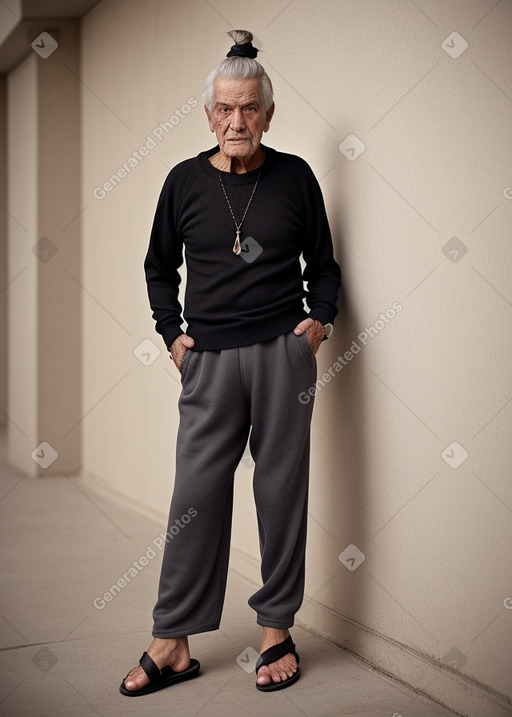 Argentine elderly male with  black hair