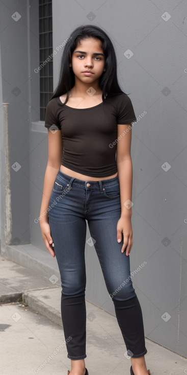 Honduran teenager boy with  black hair