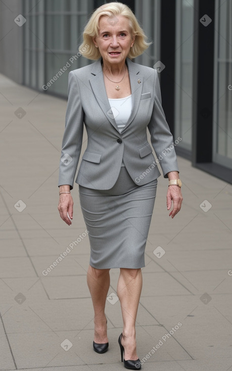 Irish elderly female with  blonde hair