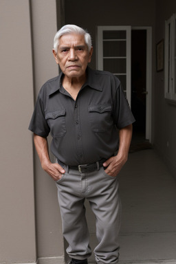 Guatemalan elderly male with  gray hair