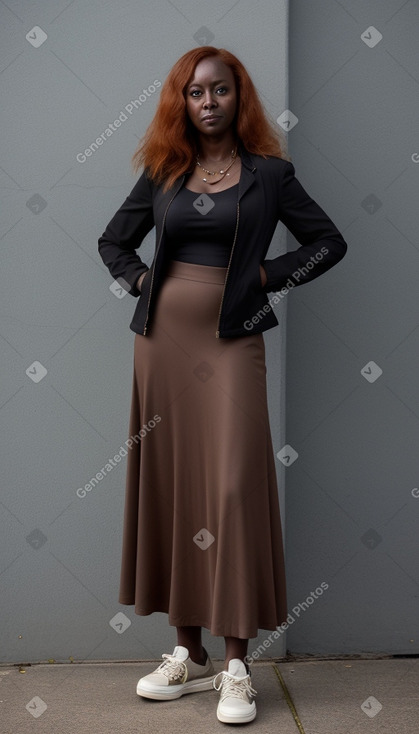 45 years female with  ginger hair