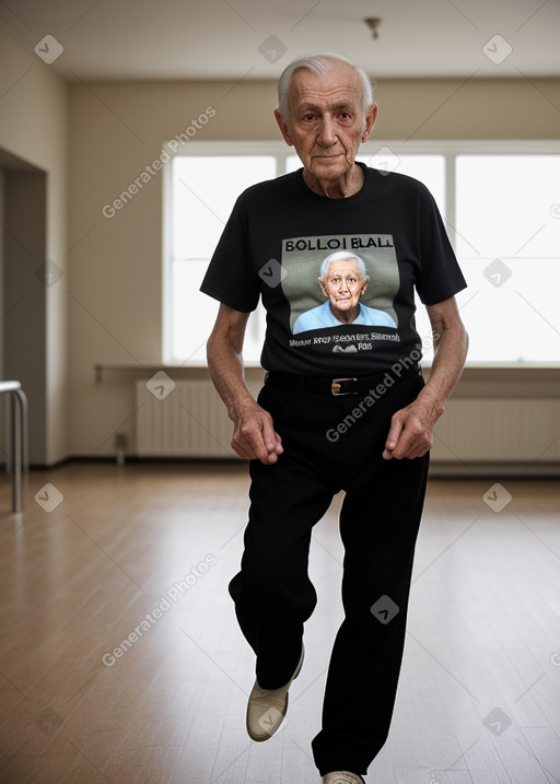 Belgian elderly male with  black hair