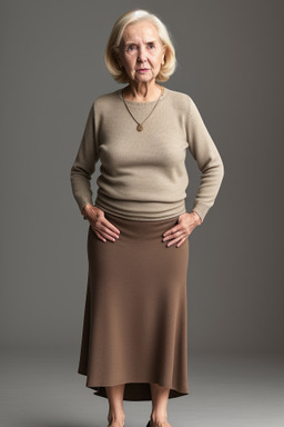 Elderly female with  blonde hair