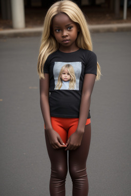 Child girl with  blonde hair