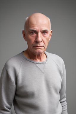 Austrian elderly male with  white hair