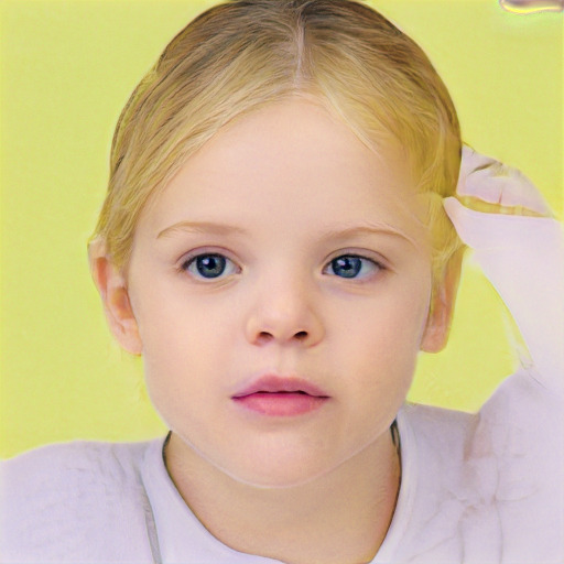 Neutral white child female with short  brown hair and brown eyes