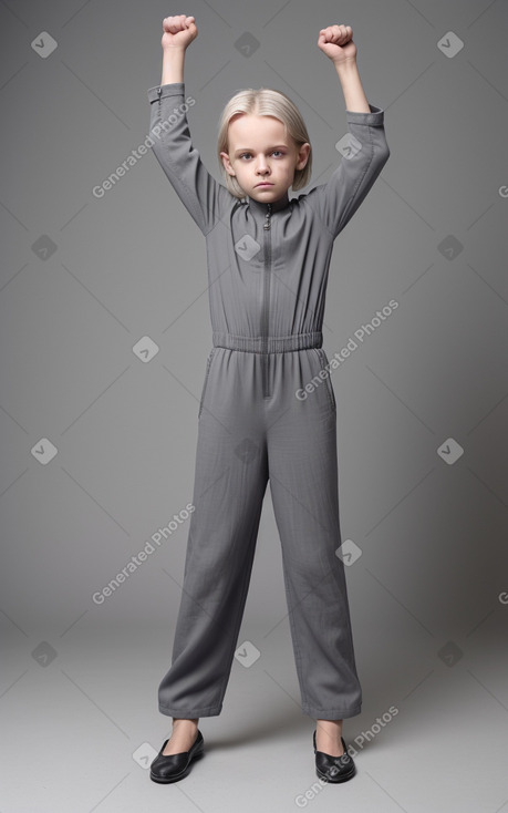 Estonian child male with  gray hair