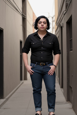 Mexican adult non-binary with  black hair