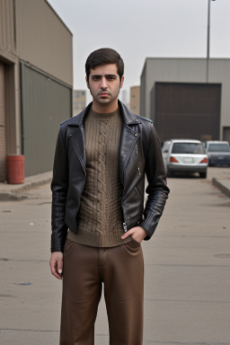 Iraqi adult male with  brown hair