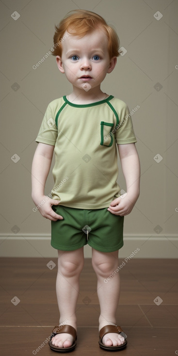 Swiss infant boy with  ginger hair