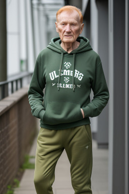 Polish elderly male with  ginger hair