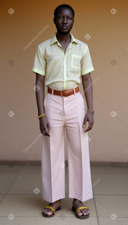 Ugandan adult male with  ginger hair