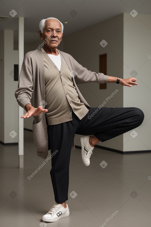 Panamanian elderly male with  black hair