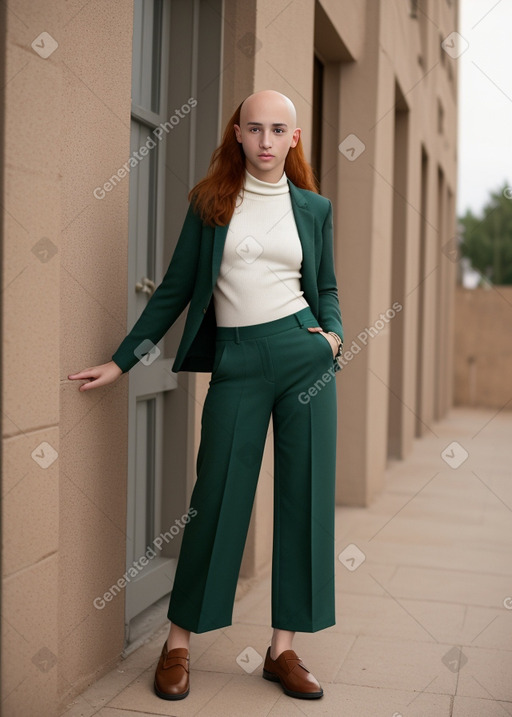 Algerian teenager girl with  ginger hair