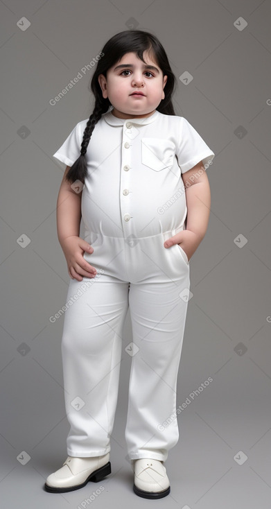 Armenian infant boy with  white hair