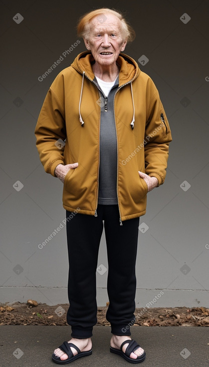 Jamaican elderly male with  ginger hair