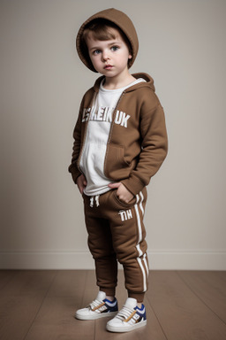 Slovak infant boy with  brown hair