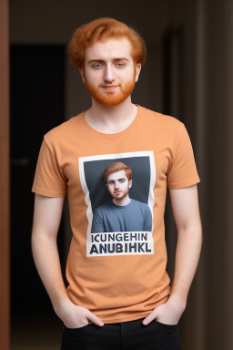 Armenian young adult male with  ginger hair