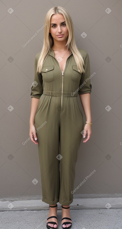 Adult female with  blonde hair