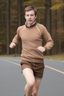 Caucasian adult male with  brown hair